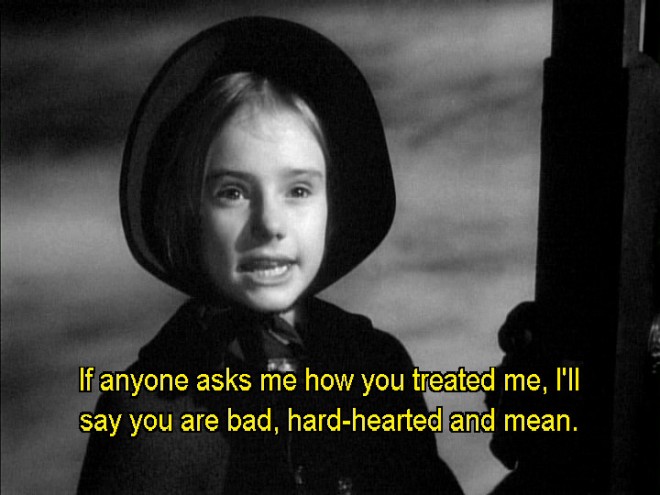 Shades of Lady' Edith in a screengrab from Orson Welle's _Jane Eyre_ (1944)